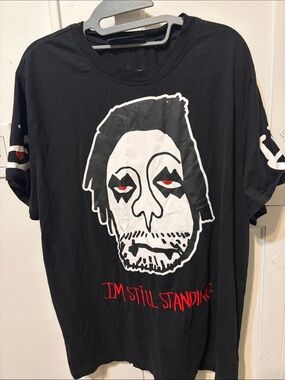 Black Graphic Short Sleeve Tee — I'm Still Standing